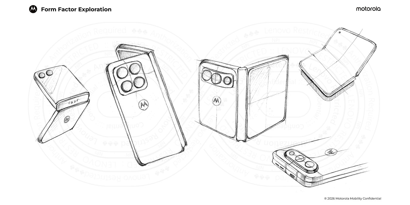 Bezel Less Sharp Motorola's wide Razr Fold wants '3D glass' and creaseless displays