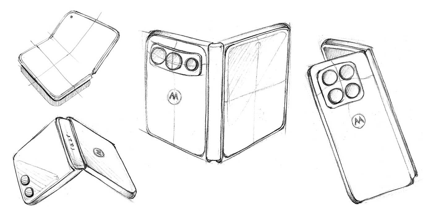 Широкий складной смартфон Motorola Razr Fold получит «3D-стекло» и экран без складки