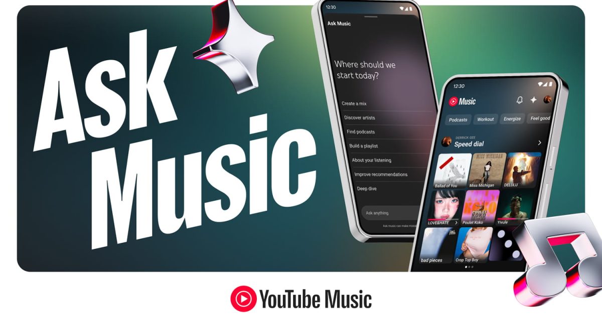 YouTube Music adds corner access to Ask Music with Gemini