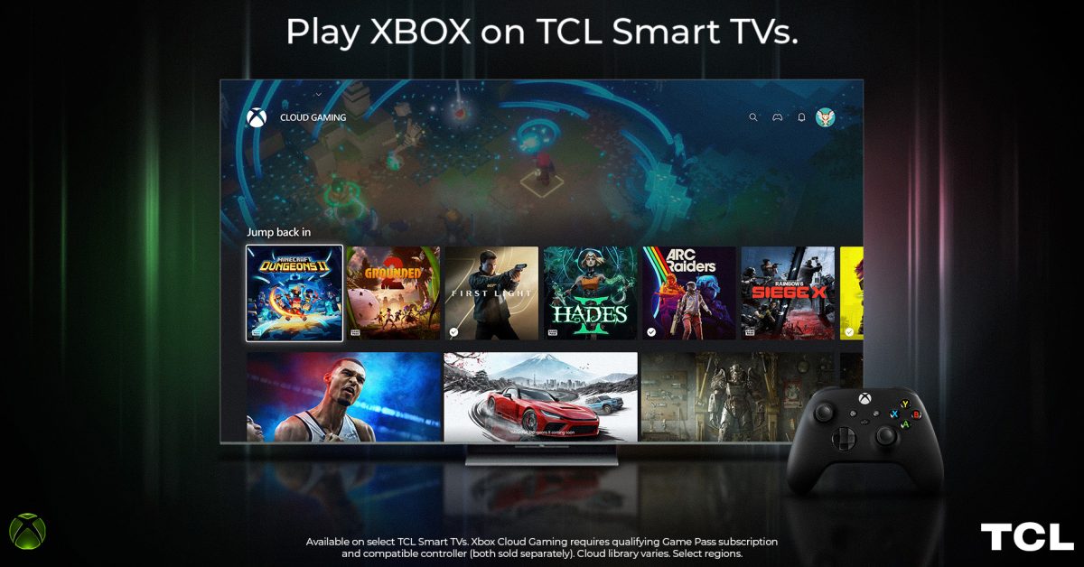 Xbox Game Pass will get a Google TV app 'in the coming months,' likely only for TCL