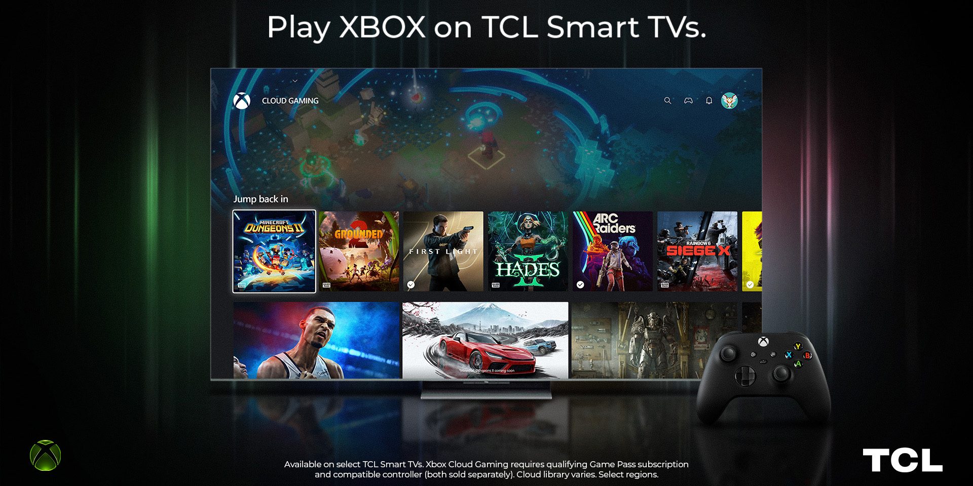 Приложение Xbox Game Pass для Google TV появится «в ближайшие месяцы», и, судя по всему, только на TCL