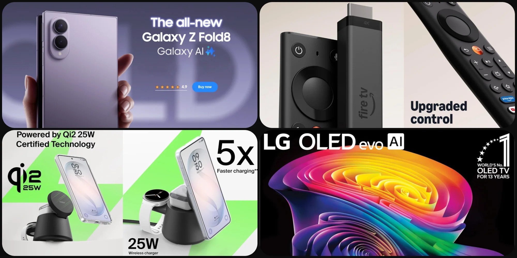 Скидки: Galaxy Z Fold 8 со скидкой до 580 долларов, S26 Ultra — на 420 долларов дешевле, новый Amazon Fire TV Stick 4K со скидкой 50% и другие предложения