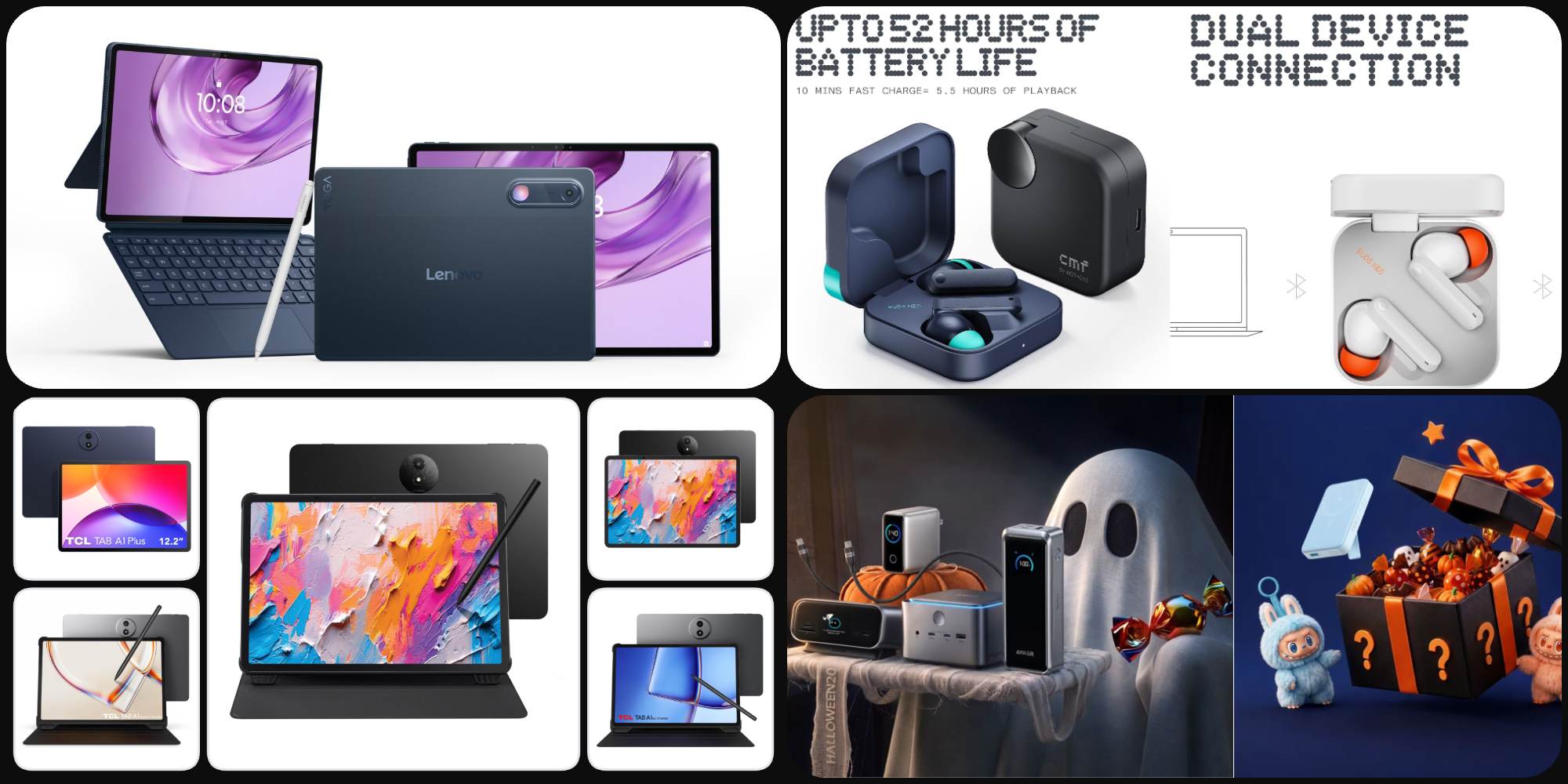 Скидки: Lenovo Yoga Tab Gen 2 — скидка 160 долларов, Nest Thermostat — до 92 долларов, CMF Buds Neo — 20 долларов, планшеты TCL на Android — от 150 долларов и другие предложения