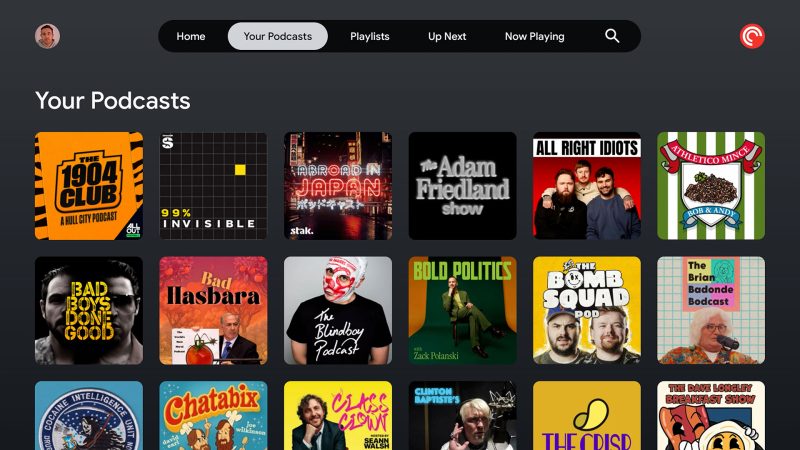 pocket casts android tv