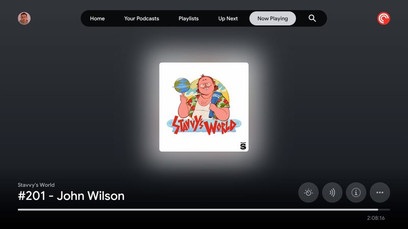 pocket casts android tv