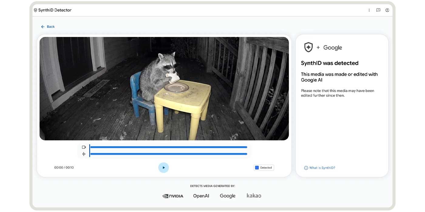 Детектор контента, созданного ИИ, SynthID от Google выходит на глобальный уровень и вскоре будет работать с моделями Apple