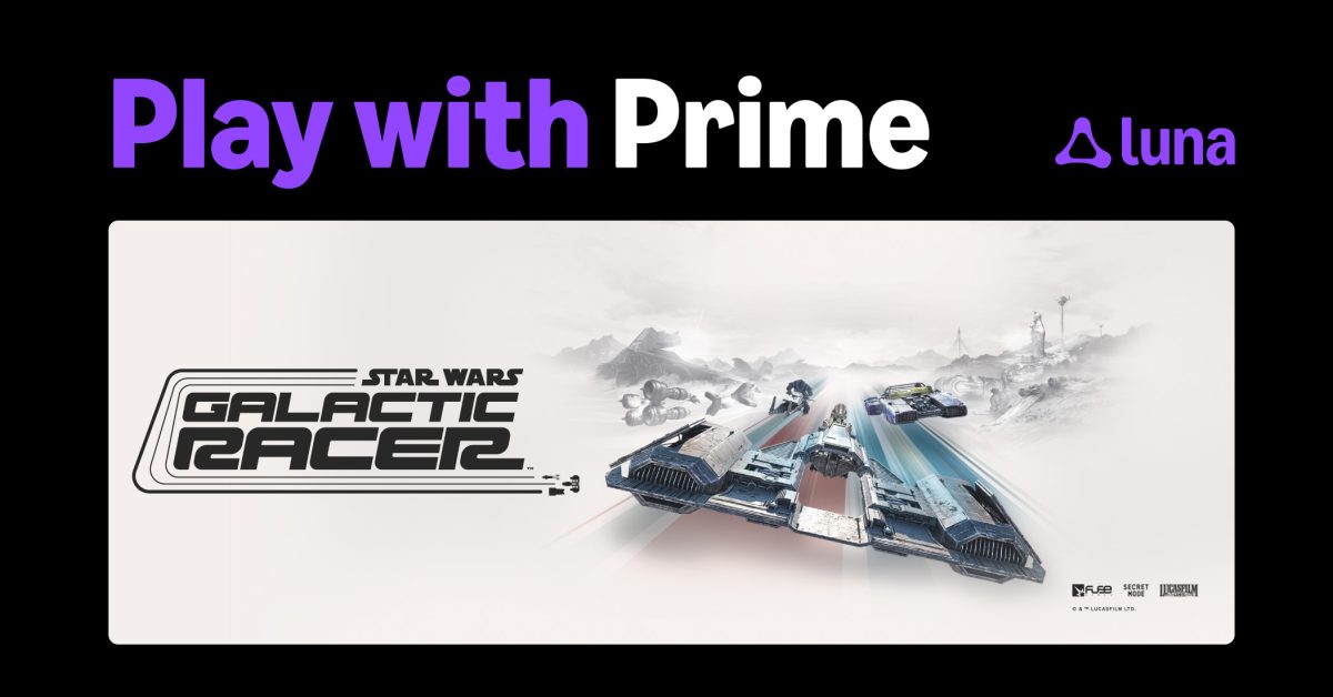 Galactic Racer is free to play on Amazon Luna