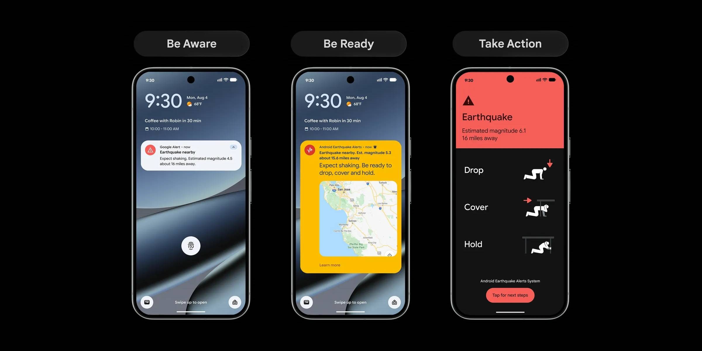 Google обновляет систему оповещений о землетрясениях в Android, добавляя больше информации и расширяя её охват до более чем 200 регионов
