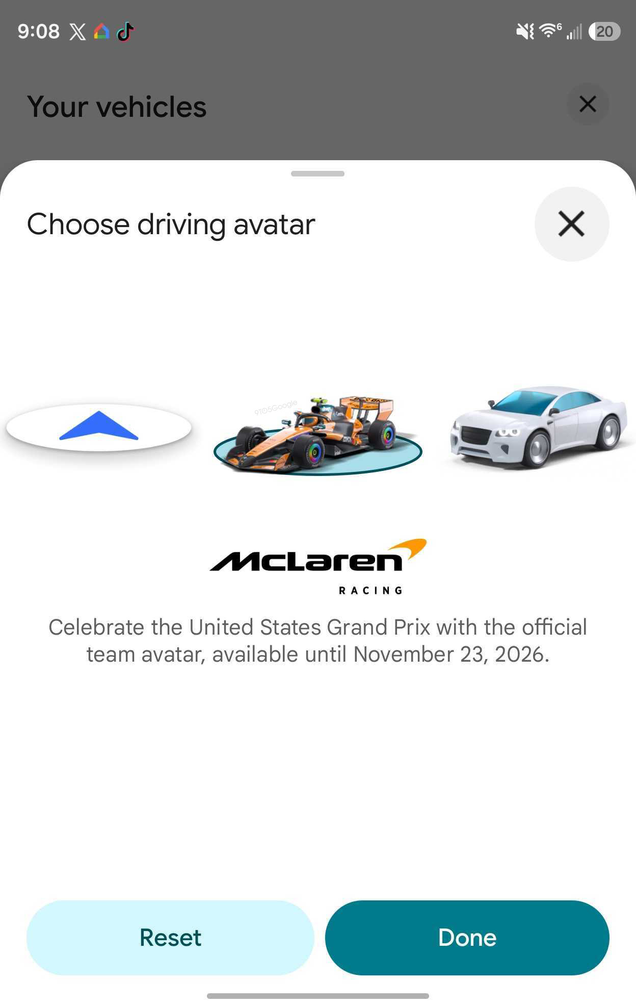 Google Maps now lets you turn your car into a McLaren F1