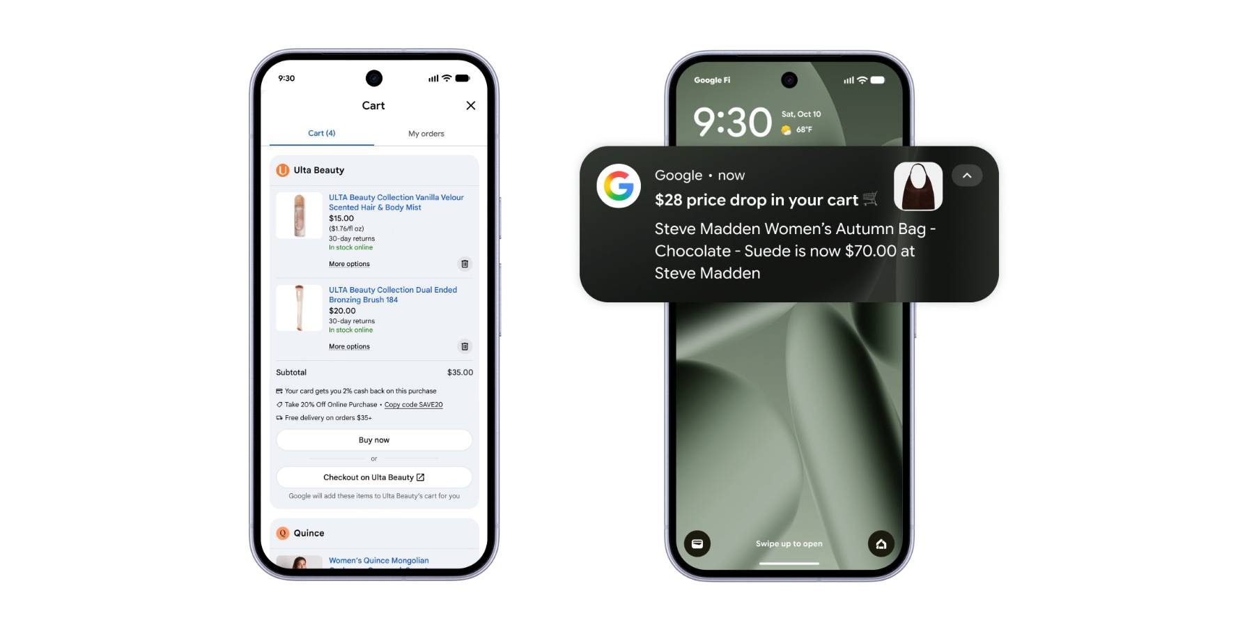 Google внедряет Universal Cart, чтобы вы могли покупать в интернете и находить выгодные предложения с помощью Gemini и Search
