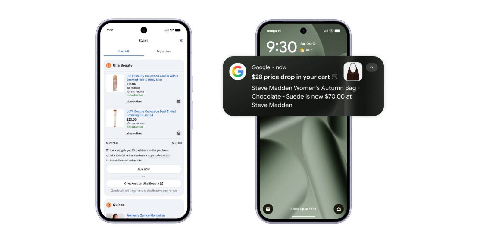 Google rolling out Universal Cart that lets you shop the web and find deals with Gemini, Search